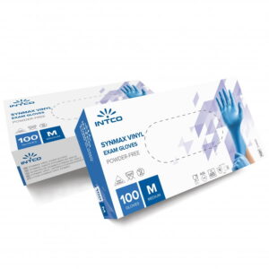 Synmax Εξεταστικά Συνθετικά Γάντια – Γαλάζια 100τεμάχια