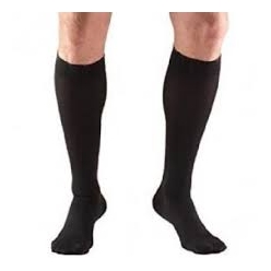 DK Medical Stockings Class I (18-21 mmHg ) Κάτω Γόνατος Κλειστά Δάχτυλα Black